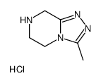 3-甲基-5,6,7,8-四氢[1,2,4]噻唑并[4,3-a]吡嗪盐酸盐结构式