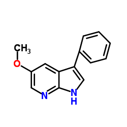 5-Methoxy-3-phenyl-1H-pyrrolo[2,3-b]pyridine Structure