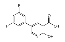 5-(3,5-difluorophenyl)-2-oxo-1H-pyridine-3-carboxylic acid Structure