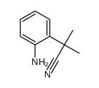 2-(2-氨基苯基)-2-甲基丙腈结构式