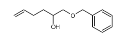 1-O-Benzylhex-5-ene-1,2-diol结构式