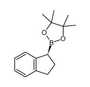 (S)-2-(2,3-dihydro-1H-inden-1-yl)-4,4,5,5-tetramethyl-1,3,2-dioxaborolane Structure