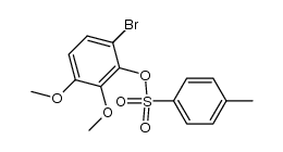 6-bromo-2,3-dimethoxyphenyl toluene-p-sulphonate Structure