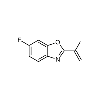 6-fluoro-2-(prop-1-en-2-yl)benzo[d]oxazole Structure