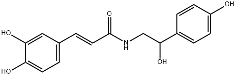 N-反式咖啡酰真蛸胺结构式