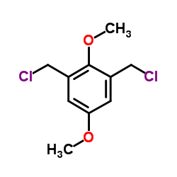 2,6-Bis(chloromethyl)-1,4-dimethoxybenzene Structure