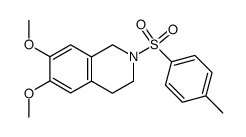 1,2,3,4-tetrahydro-6,7-dimethoxy-2-[(4-methylphenyl)sulfonyl]isoquinoline结构式