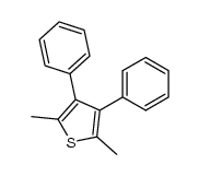 2,5-dimethyl-3,4-diphenylthiophene Structure