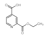 2-(乙氧羰基)异烟酸结构式