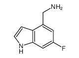 (6-fluoro-1H-indol-4-yl)methanamine Structure