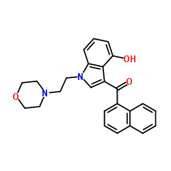 JWH 200 4-hydroxyindole metabolite结构式