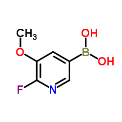 (6-Fluoro-5-Methoxypyridin-3-Yl)Boronic Acid Structure