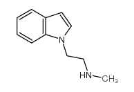 [2-(1H-吲哚-1-基)乙基]甲基胺结构式