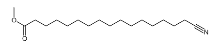Methyl 16-cyanohexadecanoate Structure