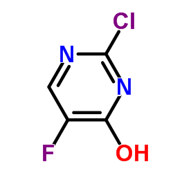 2-氯-5-氟嘧啶-4(3H)-酮结构式