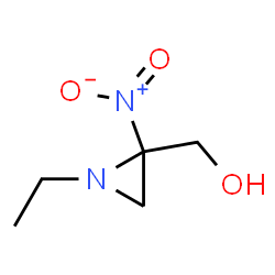 2-Aziridinemethanol,1-ethyl-2-nitro-(9CI)结构式