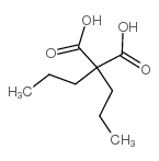 2,2-Dipropylmalonic acid structure