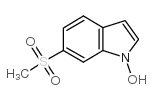 1-羟基-6-甲基磺酰吲哚结构式