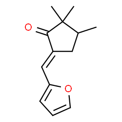 5-Furfurylidene-2,2,3-trimethylcyclopentanone Structure