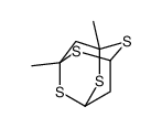 1,5-Dimethyl-2,4,6,8-tetrathiaadamantane Structure
