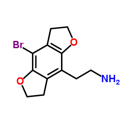 2-(8-溴-2,3,6,7-四氢苯并呋喃并[5,6-B]呋喃-4-基)乙胺盐酸盐图片