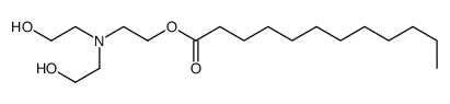 十二酸-2-[双(2-羟乙基)氨基]乙酯结构式
