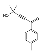 4-hydroxy-4-methyl-1-(4-methylphenyl)pent-2-yn-1-one Structure