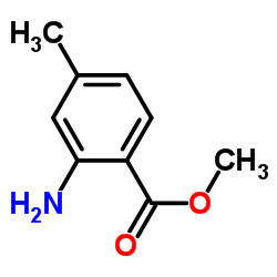 2-氨基-4-甲基苯甲酸甲酯结构式