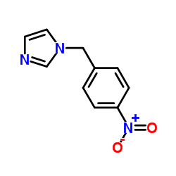 1-(4-硝基苄基)-1H-咪唑结构式