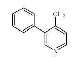 3-苯基-4-甲基吡啶结构式
