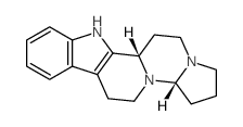 {Pyrrolo[2,1:2,3]pyrimido[1,6:1,2]pyrido[3,} 4-b]indole, 1,2,3,3a,5,6,11,1b,12,13-decahydro-, cis- Structure