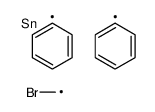 bromomethyl(diphenyl)stannane Structure