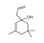 3,5,5-trimethyl-1-prop-2-enylcyclohex-2-en-1-ol Structure
