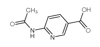 6-乙酰氨基烟酸结构式