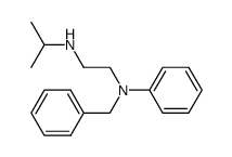 N-benzyl-N-phenyl-N'-isopropylethylenediamine Structure