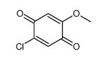 2-chloro-5-methoxycyclohexa-2,5-diene-1,4-dione结构式