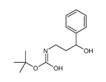 (3-羟基-3-苯基丙基)氨基甲酸叔丁酯结构式