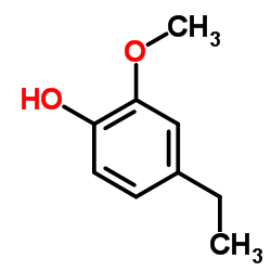 4-Ethyl-2-methoxyphenol structure