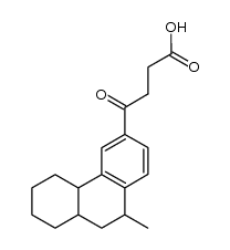 β-[6-(9-Methyl-1,2,3,4,4a,9,10,10a-octahydrophenanthroyl)]-propionsaeure结构式
