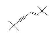 (E)-1,4-di-tert-butyl-1-butene-3-yne结构式