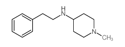 (1-甲基-哌啶-4-基)-苯乙胺结构式