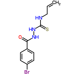 N-Allyl-2-(4-bromobenzoyl)hydrazinecarbothioamide Structure