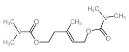 Carbamic acid,dimethyl-, 3-methyl-2-pentenylene ester (8CI)结构式