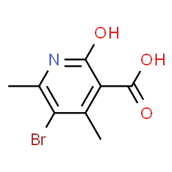 5-Bromo-2-hydroxy-4,6-dimethylpyridine-3-carboxylic acid结构式