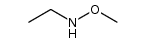 N-ethyl-O-methylhydroxylamine结构式