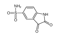 2,3-二氧代-2,3-二氢-1H-吲哚-5-磺酰胺结构式