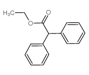 Benzeneacetic acid, a-phenyl-, ethyl ester Structure