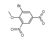 2-Bromo-4,6-dinitroanisole结构式