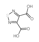 1,2,5-噻二唑-3,4-二羧酸结构式