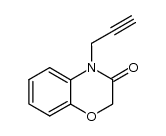 4-(2-propynyl)-2H-1,4-benzoxazin-3-one结构式